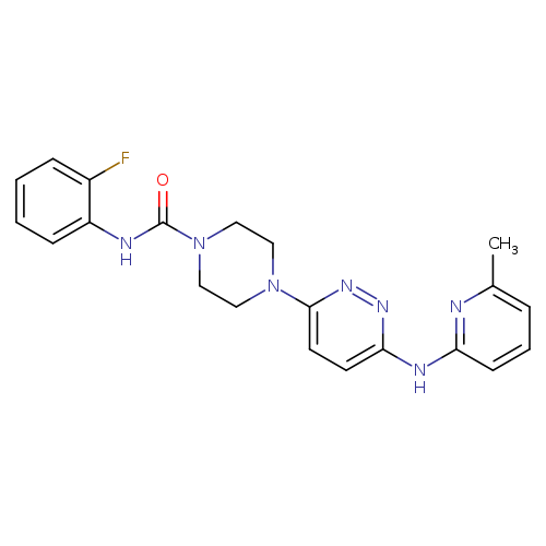 N-(2-fluorophenyl)-4-{6-[(6-methylpyridin-2-yl)amino]pyridazin-3-yl}piperazine-1-carboxamide