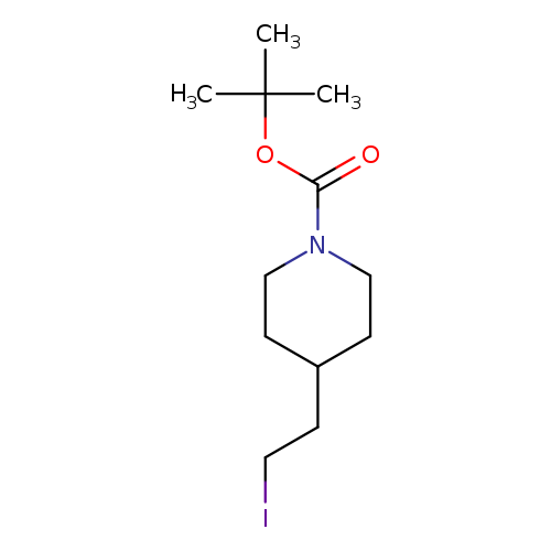 1-Piperidinecarboxylic acid, 4-(2-iodoethyl)-, 1,1-dimethylethyl ester