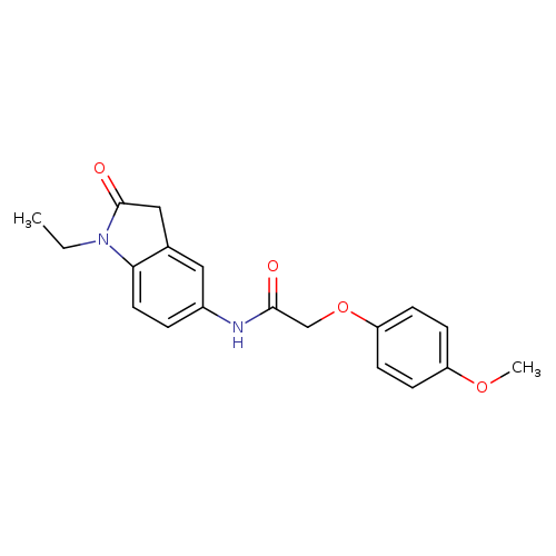N-(1-ethyl-2-oxo-2,3-dihydro-1H-indol-5-yl)-2-(4-methoxyphenoxy)acetamide