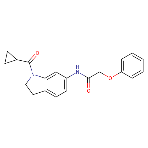N-(1-cyclopropanecarbonyl-2,3-dihydro-1H-indol-6-yl)-2-phenoxyacetamide