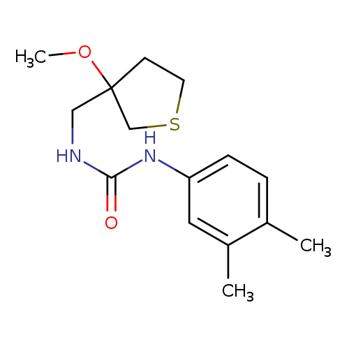 1-(3,4-dimethylphenyl)-3-[(3-methoxythiolan-3-yl)methyl]urea