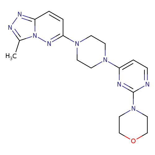 4-[4-(4-{3-methyl-[1,2,4]triazolo[4,3-b]pyridazin-6-yl}piperazin-1-yl)pyrimidin-2-yl]morpholine