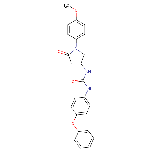 3-[1-(4-methoxyphenyl)-5-oxopyrrolidin-3-yl]-1-(4-phenoxyphenyl)urea