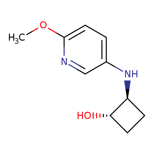 trans-2-[(6-methoxypyridin-3-yl)amino]cyclobutan-1-ol
