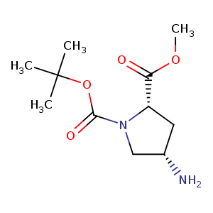 (2S,4S)-1-tert-Butyl 2-methyl 4-aminopyrrolidine-1,2-dicarboxylate
