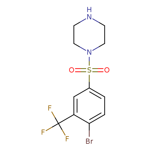 1-(4-Bromo-3-trifluoromethyl-benzenesulfonyl)-piperazine