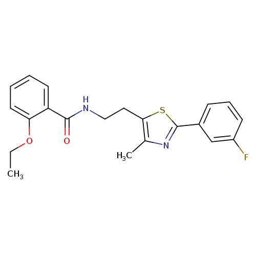2-ethoxy-N-{2-[2-(3-fluorophenyl)-4-methyl-1,3-thiazol-5-yl]ethyl}benzamide