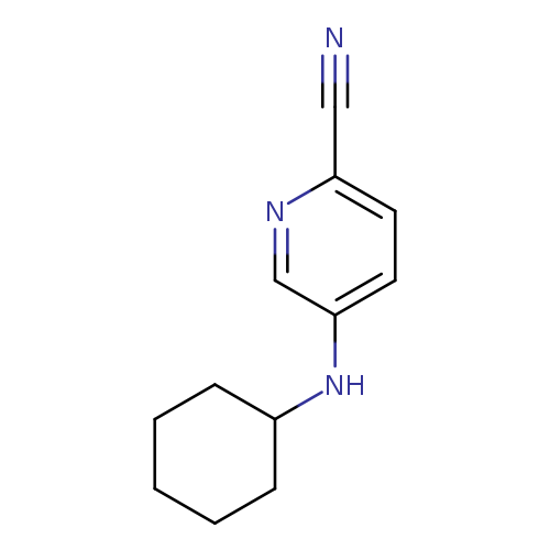 5-(cyclohexylamino)pyridine-2-carbonitrile