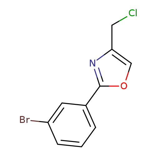 2-(3-bromophenyl)-4-(chloromethyl)-1,3-oxazole