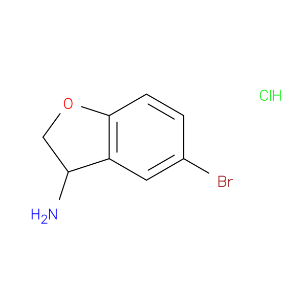 5-Bromo-2,3-dihydrobenzofuran-3-amine hydrochloride