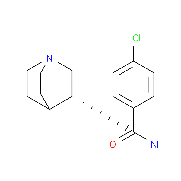 N-(3R)-1-Azabicyclo[2.2.2]oct-3-yl-4-chlorobenzamide