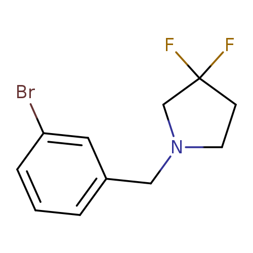 1-[(3-Bromophenyl)methyl]-3,3-difluoropyrrolidine