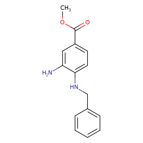 Benzoic acid, 3-amino-4-[(phenylmethyl)amino]-, methyl ester