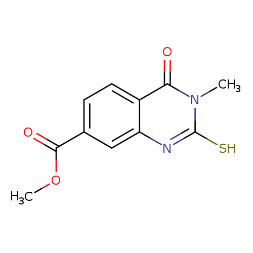 Methyl 2-mercapto-3-methyl-4-oxo-3,4-dihydroquinazoline-7-carboxylate