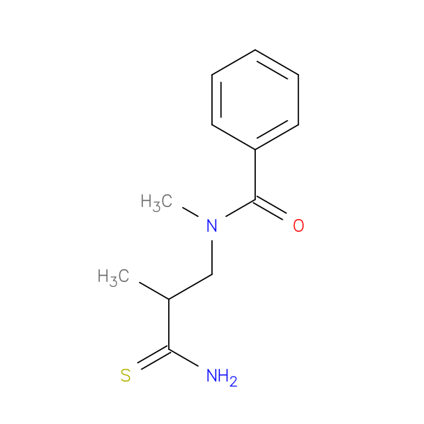 N-(2-carbamothioyl-2-methylethyl)-N-methylbenzamide