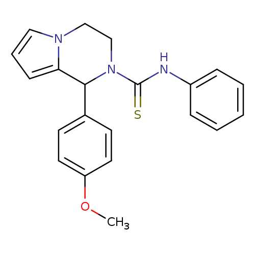 1-(4-methoxyphenyl)-N-phenyl-1H,2H,3H,4H-pyrrolo[1,2-a]pyrazine-2-carbothioamide