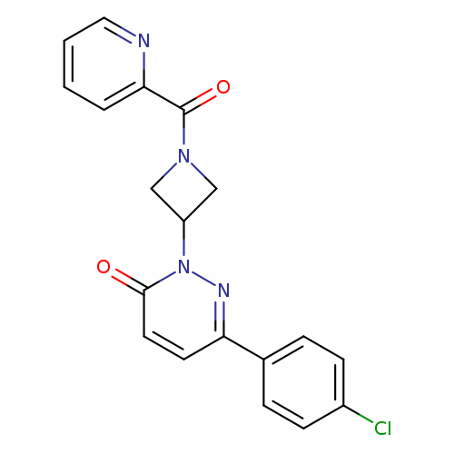 6-(4-chlorophenyl)-2-[1-(pyridine-2-carbonyl)azetidin-3-yl]-2,3-dihydropyridazin-3-one