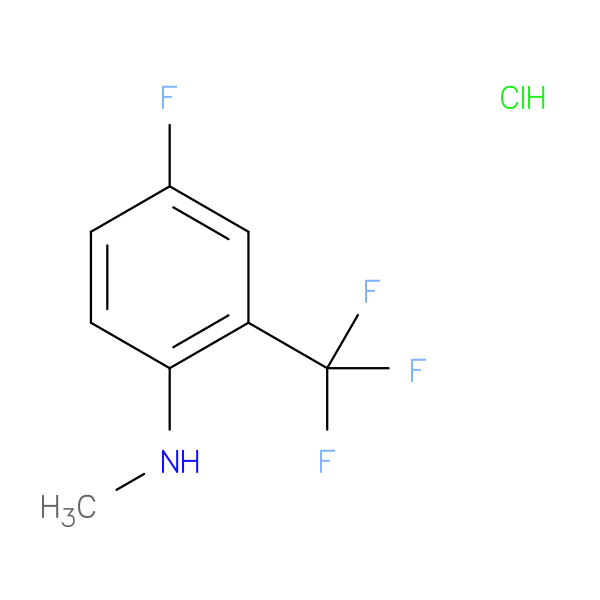 N-Methyl 4-fluoro-2-(trifluoromethyl)aniline, HCl