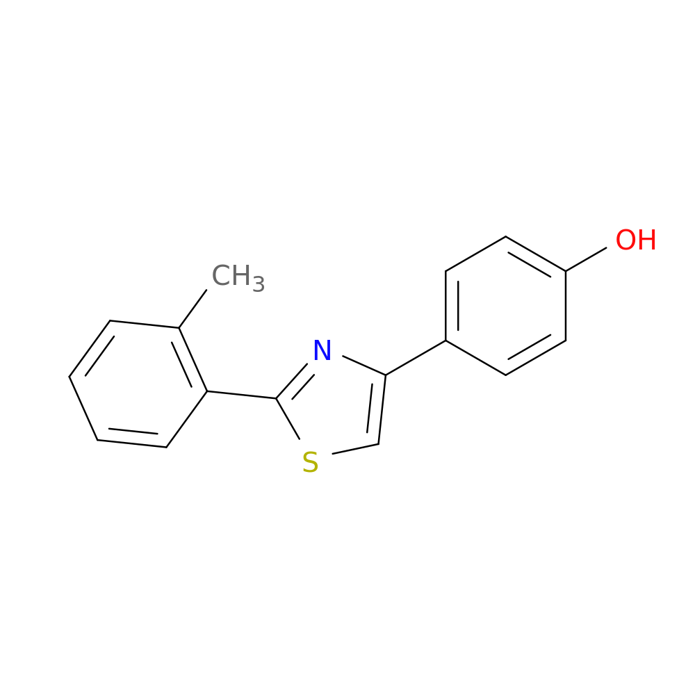 4-(2-(o-Tolyl)thiazol-4-yl)phenol