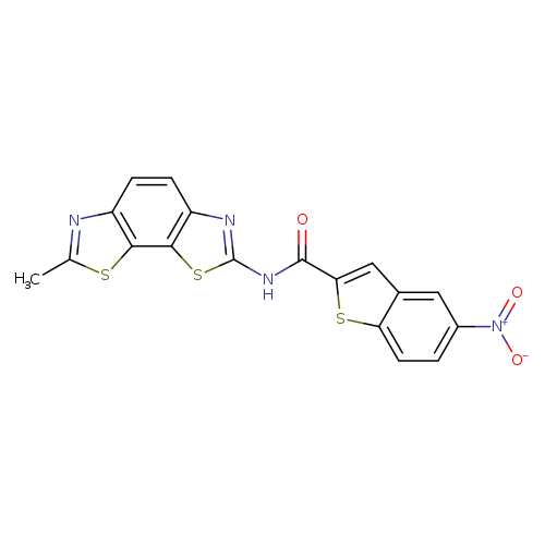 N-{11-methyl-3,12-dithia-5,10-diazatricyclo[7.3.0.0^{2,6}]dodeca-1(9),2(6),4,7,10-pentaen-4-yl}-5-nitro-1-benzothiophene-2-carboxamide
