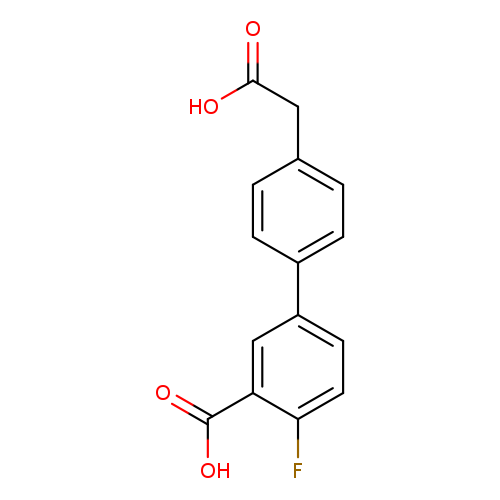 5-[4-(Carboxymethyl)phenyl]-2-fluorobenzoic acid