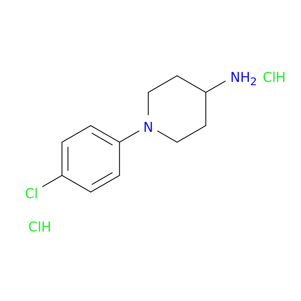 1-(4-chlorophenyl)piperidin-4-amine dihydrochloride