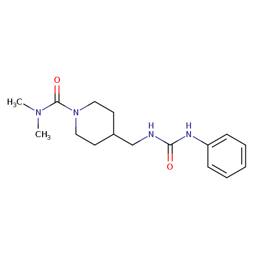 N,N-dimethyl-4-{[(phenylcarbamoyl)amino]methyl}piperidine-1-carboxamide