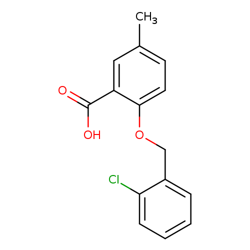 2-[(2-chlorophenyl)methoxy]-5-methylbenzoic acid