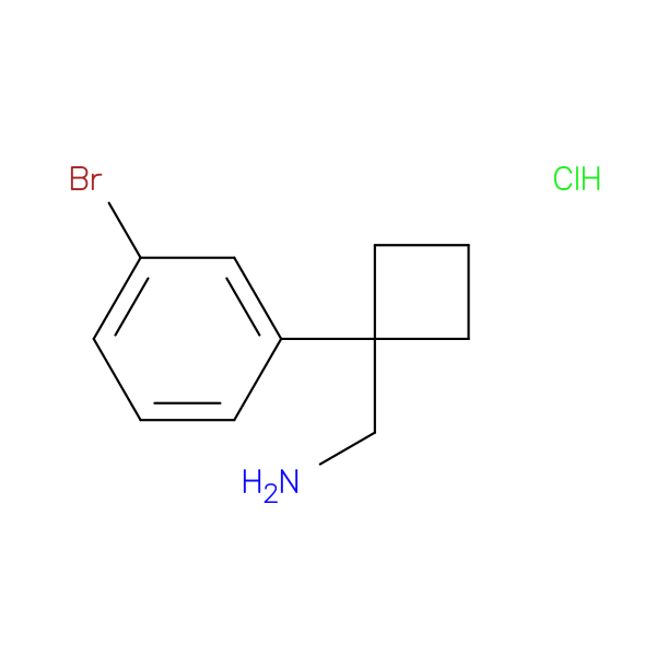 [1-(3-Bromophenyl)cyclobutyl]methanamine HCl