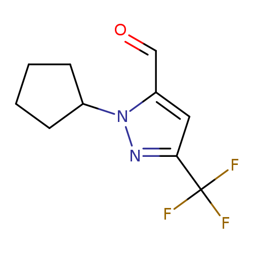 2-Cyclopentyl-5-(trifluoromethyl)pyrazole-3-carbaldehyde