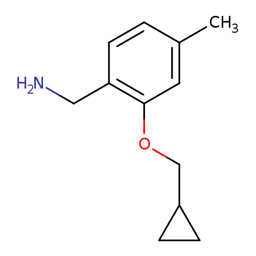 [2-(cyclopropylmethoxy)-4-methylphenyl]methanamine