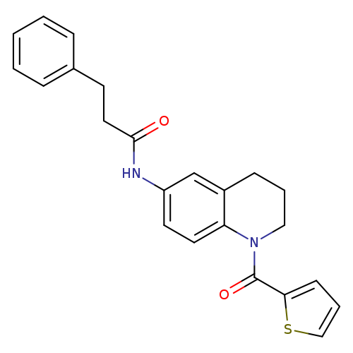 3-phenyl-N-[1-(thiophene-2-carbonyl)-1,2,3,4-tetrahydroquinolin-6-yl]propanamide
