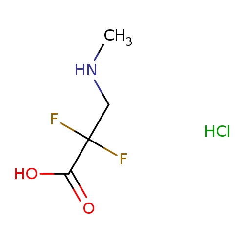 2,2-Difluoro-3-(methylamino)propanoic acid hydrochloride