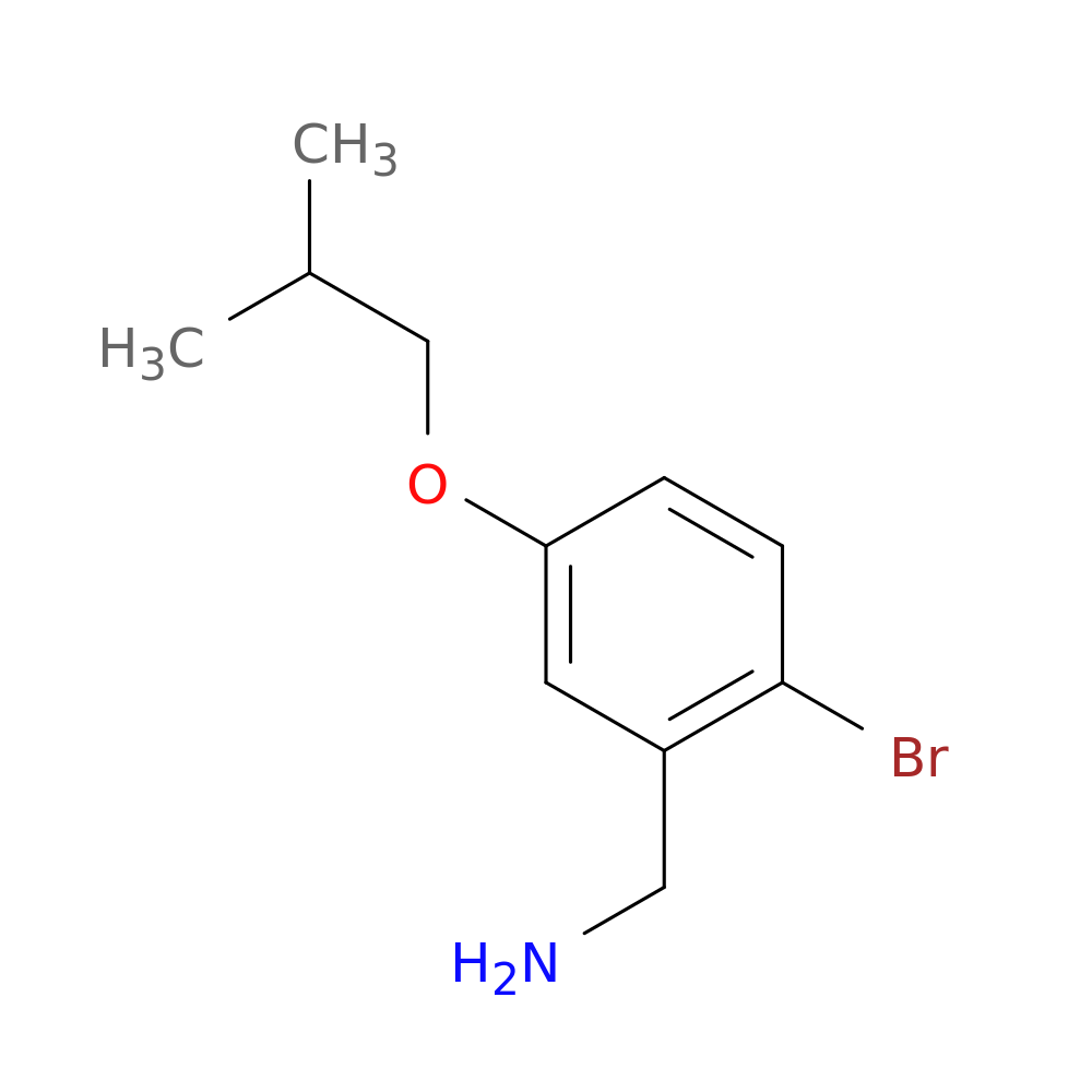 [2-Bromo-5-(2-methylpropoxy)phenyl]methanamine