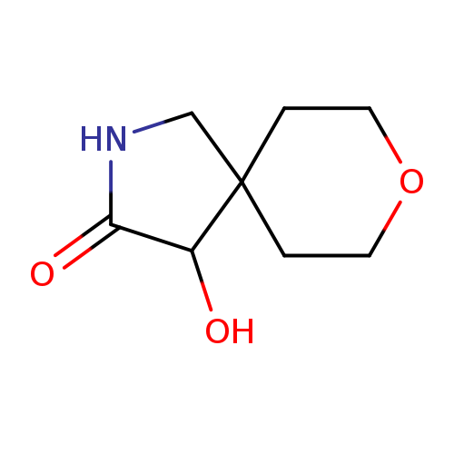 4-hydroxy-8-oxa-2-azaspiro[4.5]decan-3-one