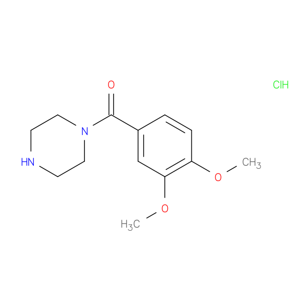 1-(3,4-Dimethoxybenzoyl)piperazine hydrochloride