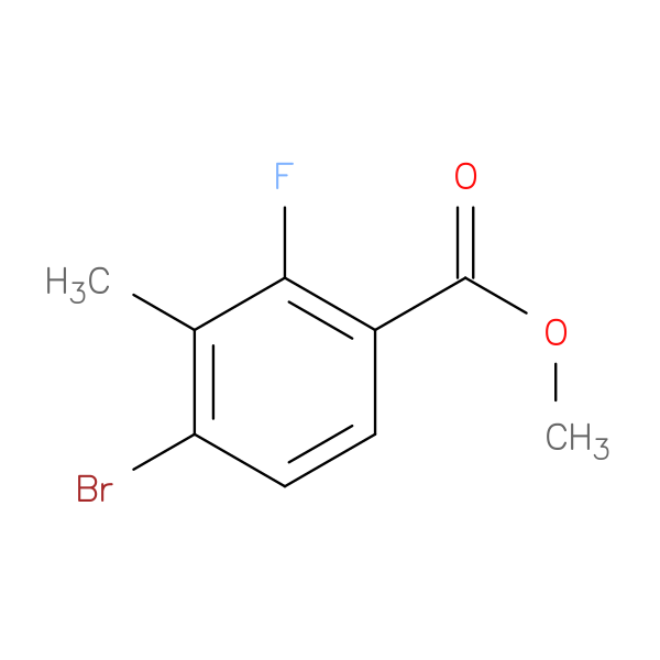 Methyl 4-bromo-2-fluoro-3-methylbenzoate