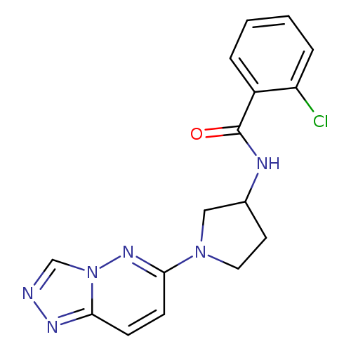 2-chloro-N-(1-{[1,2,4]triazolo[4,3-b]pyridazin-6-yl}pyrrolidin-3-yl)benzamide