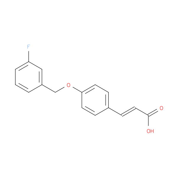 (E)-3-(4-((3-Fluorobenzyl)oxy)phenyl)acrylic acid