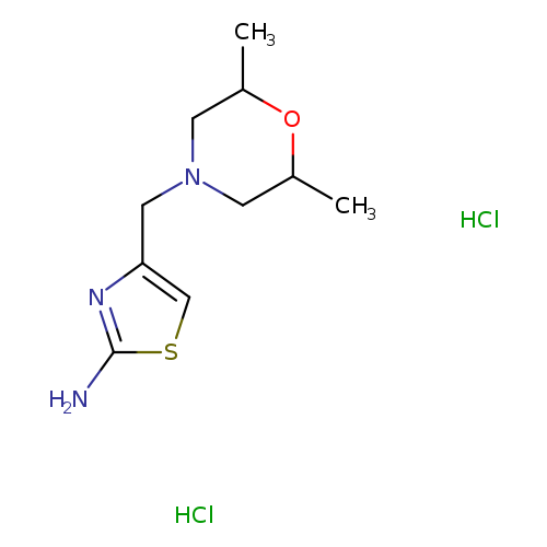 4-[(2,6-Dimethylmorpholin-4-yl)methyl]-1,3-thiazol-2-amine dihydrochloride