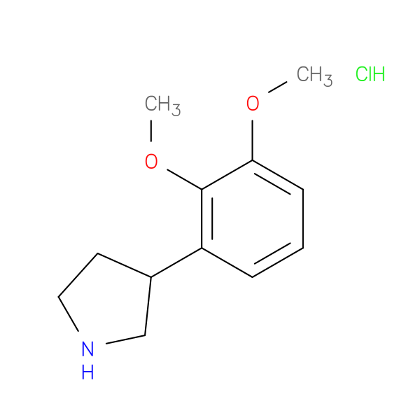 3-(2,3-Dimethoxyphenyl)pyrrolidine hydrochloride