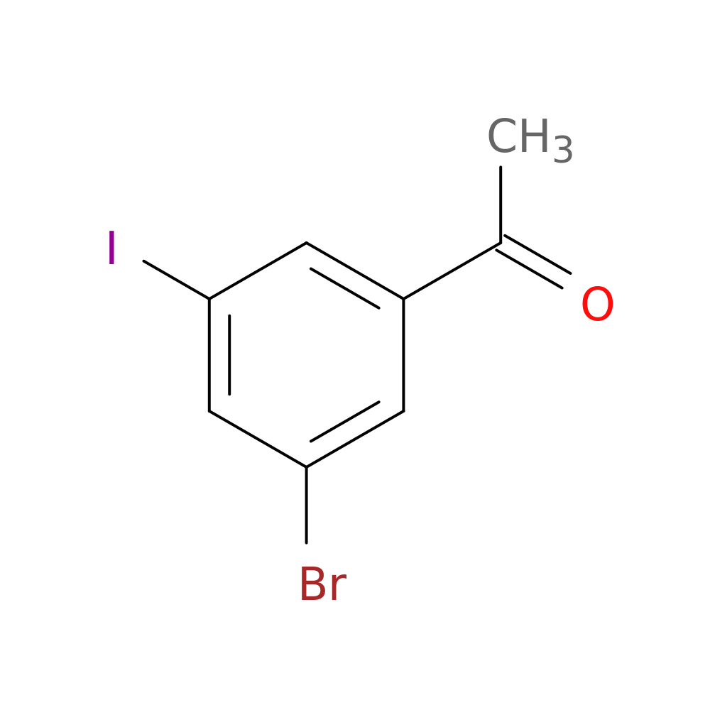 1-(3-bromo-5-iodophenyl)ethanone