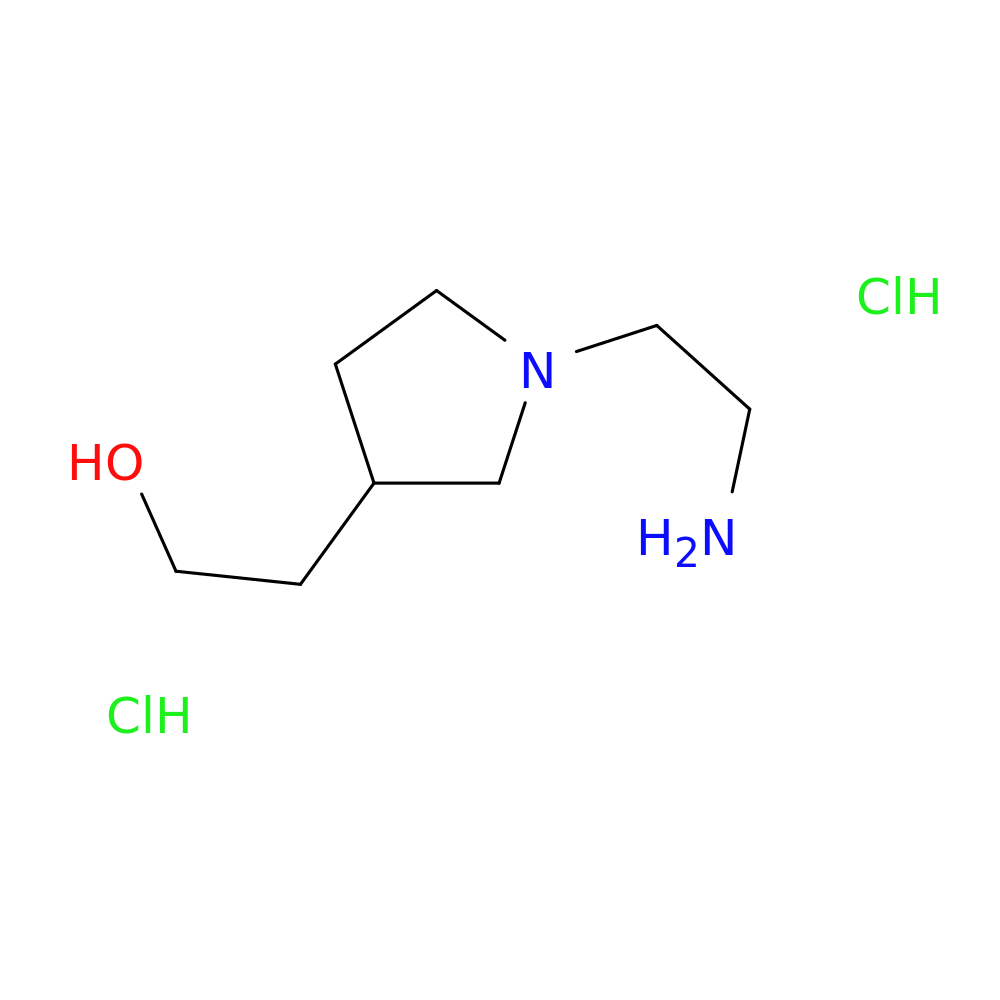 2-[1-(2-aminoethyl)pyrrolidin-3-yl]ethan-1-ol dihydrochloride