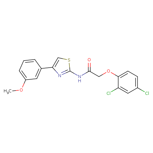 2-(2,4-dichlorophenoxy)-N-[4-(3-methoxyphenyl)-1,3-thiazol-2-yl]acetamide