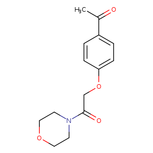 1-[4-(2-Morpholin-4-yl-2-oxoethoxy)phenyl]ethanone