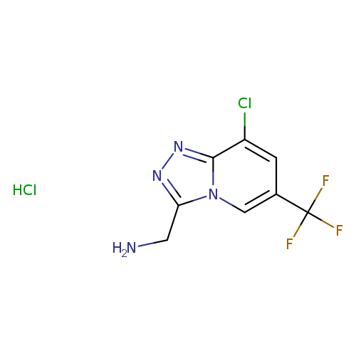 [8-Chloro-6-(trifluoromethyl)-[1,2,4]triazolo[3,4-a]pyridin-3-yl]methanamine hydrochloride