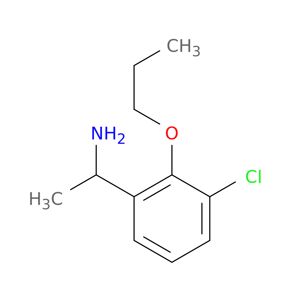 1-(3-Chloro-2-propoxyphenyl)ethan-1-amine