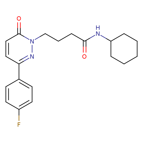 N-cyclohexyl-4-[3-(4-fluorophenyl)-6-oxo-1,6-dihydropyridazin-1-yl]butanamide