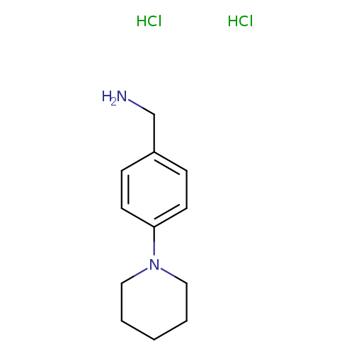 [4-(piperidin-1-yl)phenyl]methanamine dihydrochloride