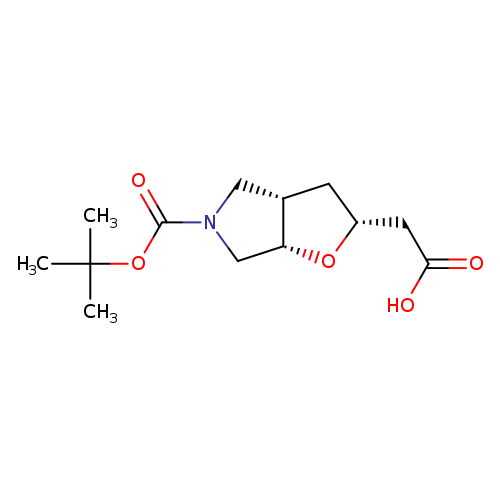 Racemic-2-((2R,3aS,6aS)-5-(tert-butoxycarbonyl)hexahydro-2H-furo[2,3-c]pyrrol-2-yl)acetic acid